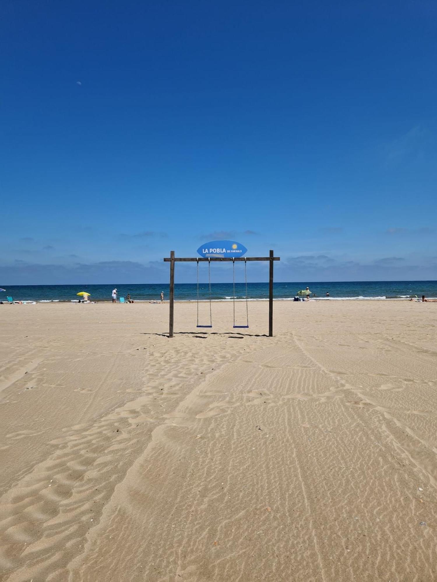 Apartamento Barbacoa, Piscina Y Playa Puebla de Farnals Exterior foto